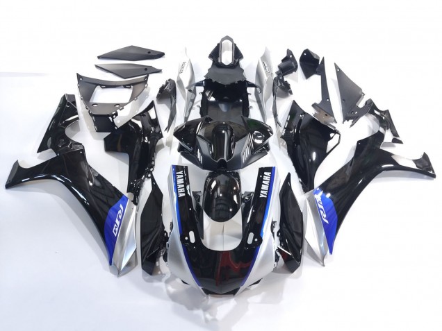 2020-2025 Yamaha YZF 1000 R1 Motorcycle Fairings - Glossy Black Silver Blue UK