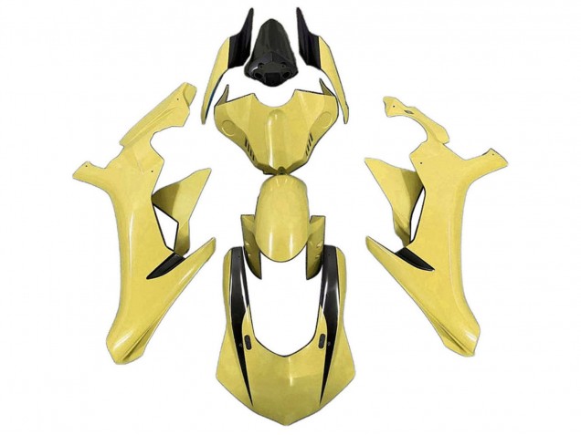 2020-2025 Yamaha YZF 1000 R1 Motorcycle Fairings - Yellow Glossy Black UK