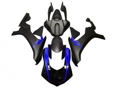 Custom 2020-2025 Yamaha YZF 1000 R1 Motorcycle Fairing - Blue Matte Black UK