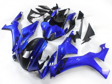 Custom 2020-2025 Yamaha YZF 1000 R1 Motorcycle Fairings - Blue Matte Black UK