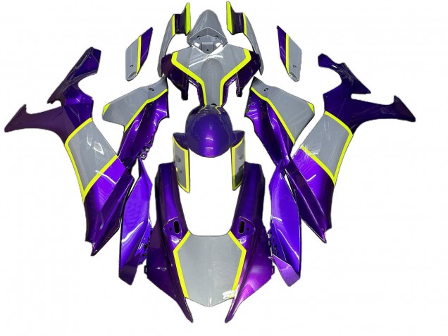 2020-2025 Yamaha YZF 1000 R1 Motorcycle Fairings - Yellow Grey Purple UK