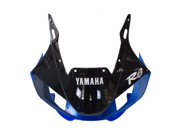 1998-2002 Yamaha YZF 600 R6 Motorcycle Fairings - White Blue Glossy Black UK