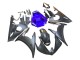 2006-2009 Yamaha YZF R6S Motorcycle Fairings - Blue Matte Black UK
