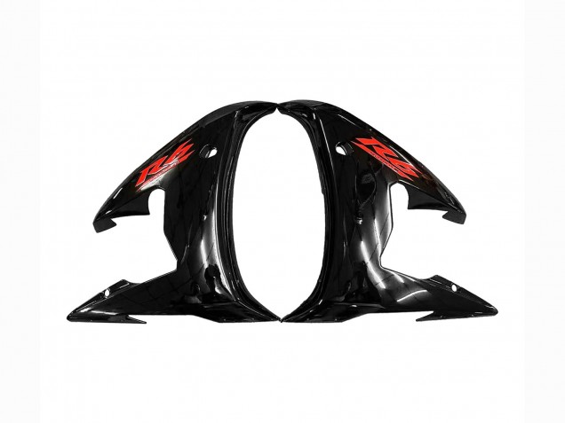 2006-2009 Yamaha YZF R6S Motorcycle Fairings - Glossy Black Red UK