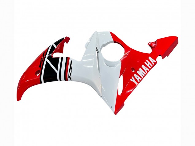 2006-2009 Yamaha YZF R6S Motorcycle Fairings - Red White Black UK