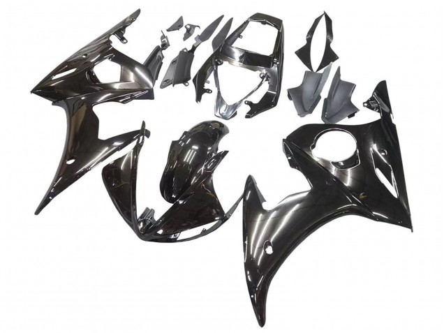 2006-2009 Yamaha YZF R6S Motorcycle Fairings - Glossy Black UK