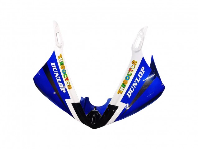 2005 Yamaha YZF 600 R6 Motorcycle Fairings - White Blue Dunlop Fiat Motul UK