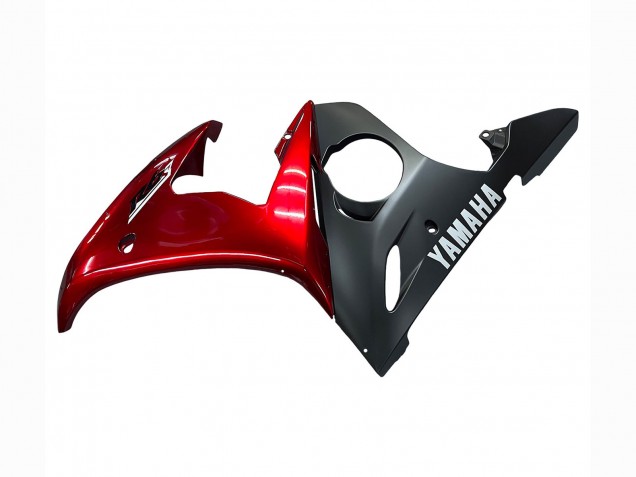 2005 Yamaha YZF 600 R6 Motorcycle Fairing Kits - Red Matte Black UK