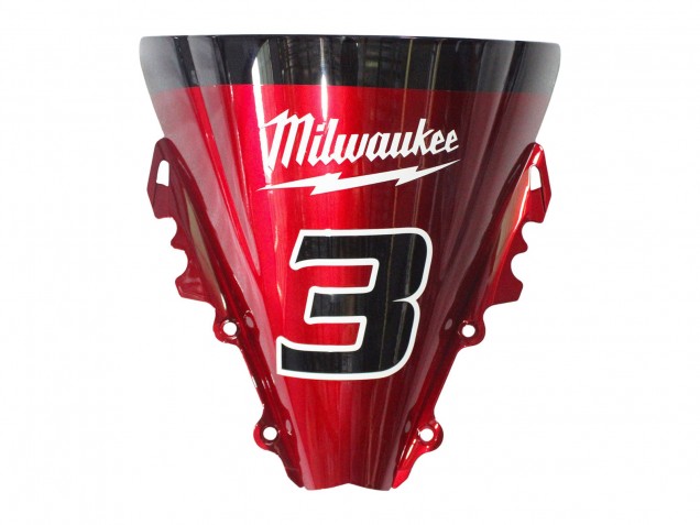 2006-2007 Yamaha YZF 600 R6 Motorcycle Fairings - White Red Black Green Monster Milwaukee UK