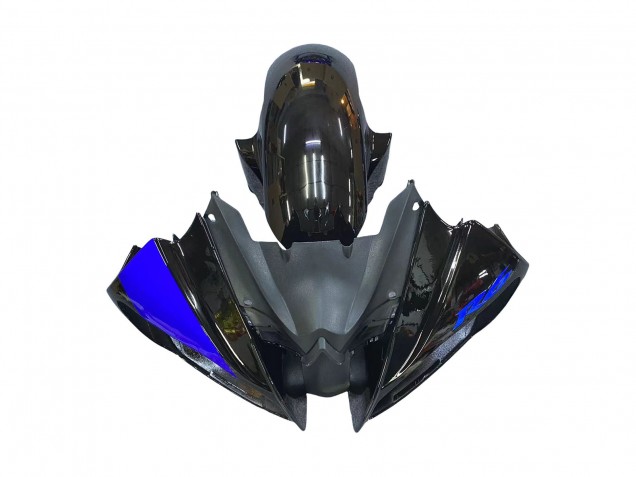 2008-2016 Yamaha YZF 600 R6 Motorcycle Fairings - Blue Glossy Black UK