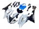 2008-2016 Yamaha YZF 600 R6 Motorcycle Fairing - White Blue Glossy Black UK