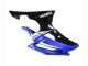 2008-2016 Yamaha YZF 600 R6 Motorcycle Fairings - White Blue Glossy Black UK