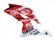 2008-2016 Yamaha YZF 600 R6 Motorcycle Fairings - White Red Black Fiat Acer UK