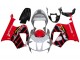 2000-2006 Honda VTR1000 Motorcycle Fairings - Silver Red Black Stripe Racing UK