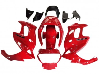 Custom 1997-2005 Honda VTR1000F Motorcycle Fairings - Glossy Red UK