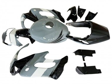Custom 1997-2005 Honda VTR1000F Motorcycle Fairings - Grey Black UK