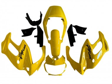 Custom 1997-2005 Honda VTR1000F Motorcycle Fairings - Yellow UK
