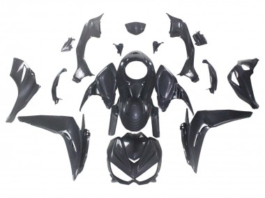 Custom 2014-2019 Kawasaki Z1000 Motorcycle Fairings - Black Carbon Fiber UK