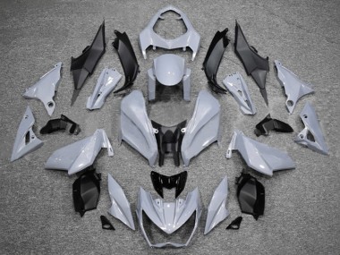 Custom 2013-2018 Kawasaki Z800 Motorcycle Fairings - Nardo Grey Black UK