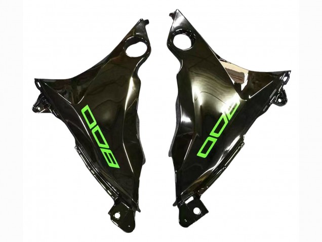 2013-2018 Kawasaki Z800 Motorcycle Fairings - Green Glossy Black UK