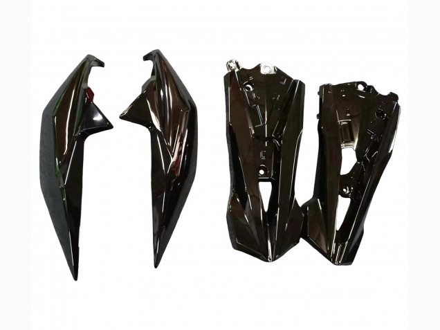 2013-2018 Kawasaki Z800 Motorcycle Fairings - Green Glossy Black UK