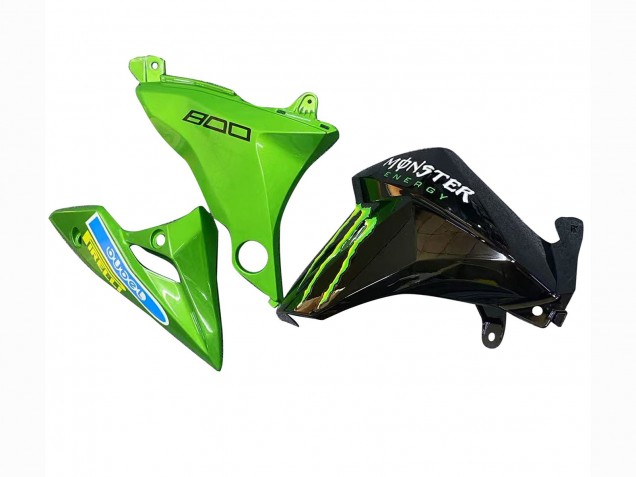 2013-2018 Kawasaki Z800 Motorcycle Fairings - Green Glossy Black Red Yellow UK