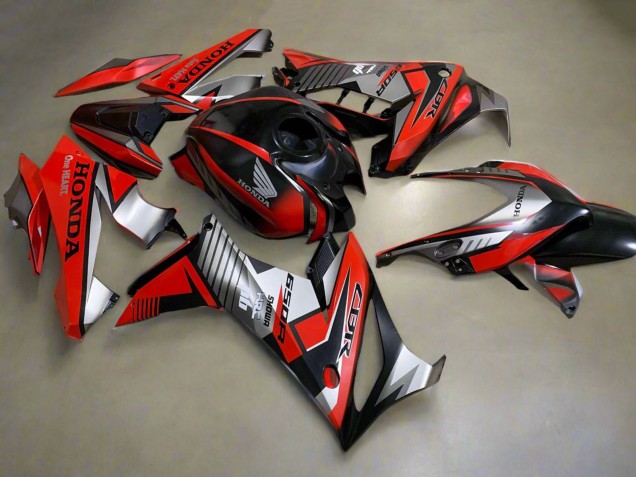 2019-2020 Honda CBR650R Motorcycle Fairings - Silver Red Glossy Black UK