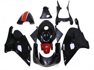 Custom 1999-2004 Aprilia RS250 Motorcycle Fairings - Glossy Black Red UK