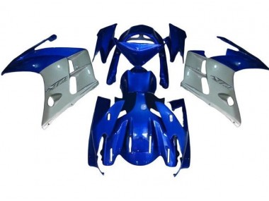 Custom 2013-2015 Yamaha FJR1300 Motorcycle Fairing - Blue Silver UK