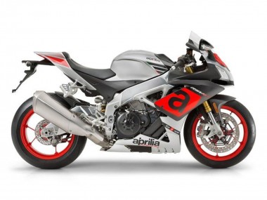 Custom 2009-2015 Aprilia RSV4 1000 Motorcycle Fairings - Silver Red Black UK