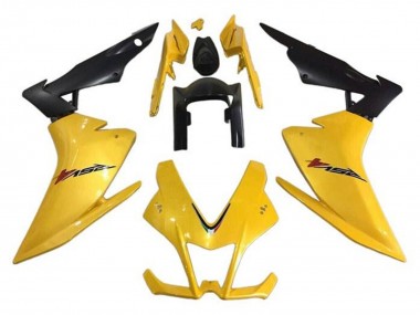 Custom 2009-2015 Aprilia RSV4 1000 Motorcycle Fairings - Yellow Black UK