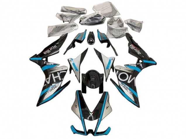 2009-2015 Aprilia RSV4 1000 Motorcycle Fairings - Silver Black Blue UK