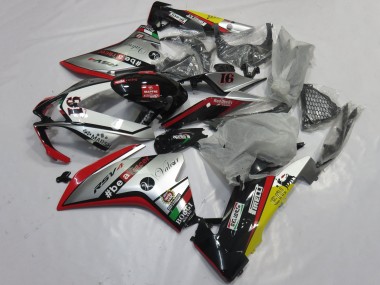 Custom 2009-2015 Aprilia RSV4 1000 Motorcycle Fairings - Silver Red Black Yellow UK