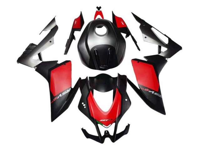 2016-2020 Aprilia RSV4 1000 Motorcycle Fairings - Matte Black Red Grey UK