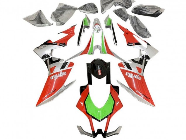2016-2020 Aprilia RSV4 1000 Motorcycle Fairings - Red Silver Black Green UK