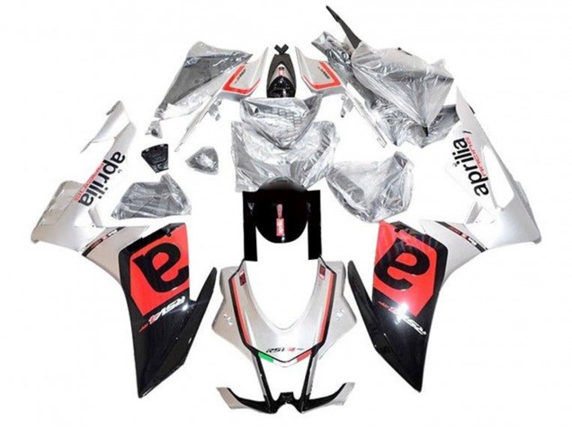 2016-2020 Aprilia RSV4 1000 Motorcycle Fairings - Silver Black Red UK