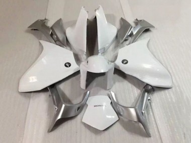 Custom 2010-2014 Honda VFR 1200 Motorcycle Fairing - Silver White UK