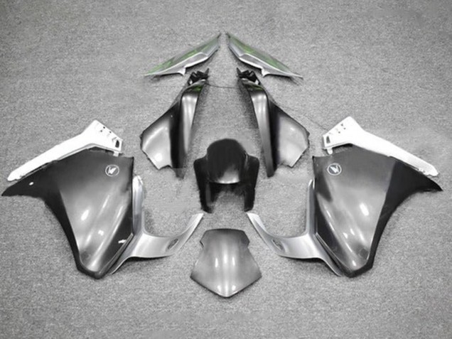 2010-2016 Honda VFR 1200 Motorcycle Fairings - Silver White UK