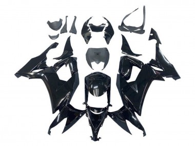 Custom 2008-2010 Kawasaki ZX10R Motorcycle Fairings - Glossy Black UK