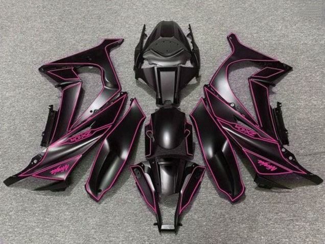 2011-2015 Kawasaki ZX10R Motorcycle Fairings - Matte Black Purple UK