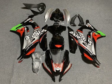 Custom 2016-2020 Kawasaki ZX10R Motorcycle Fairings - Glossy Black Red Silver Green UK