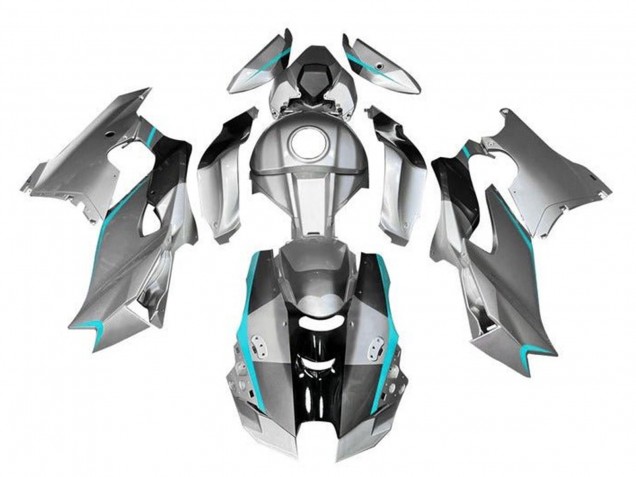 2021-2026 Kawasaki ZX10R Motorcycle Fairings - Silver Grey Black Blue UK