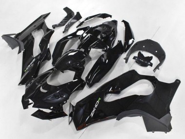 Custom 2021-2025 Kawasaki ZX10R Motorcycle Fairings - Glossy Black White Green Decal UK