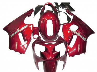 Custom 2002-2006 Kawasaki ZX12R Motorcycle Fairings - Cnady Red UK