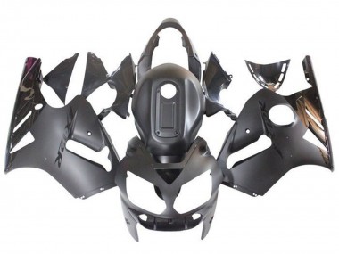 Custom 2002-2006 Kawasaki ZX12R Motorcycle Fairings - Matte Black Glossy Black UK