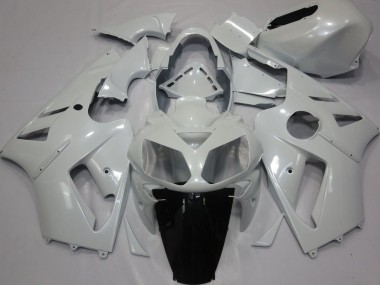 Custom 2002-2006 Kawasaki ZX12R Motorcycle Fairings - Pearl White UK