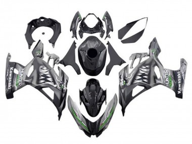 Custom 2018-2024 Kawasaki Ninja 400 Motorcycle Fairings - Nardo Grey Black Shark UK