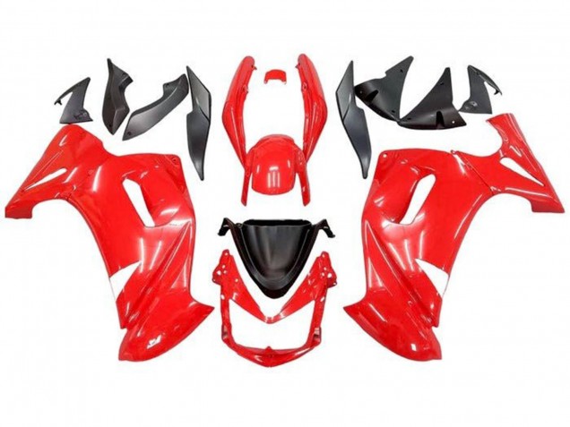 2006-2008 Kawasaki Ninja 650 EX650 Motorcycle Fairings - Red Black UK