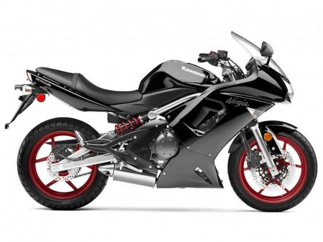 2006-2008 Kawasaki Ninja 650 EX650 Motorcycle Fairings - Glossy Black Matte Black UK