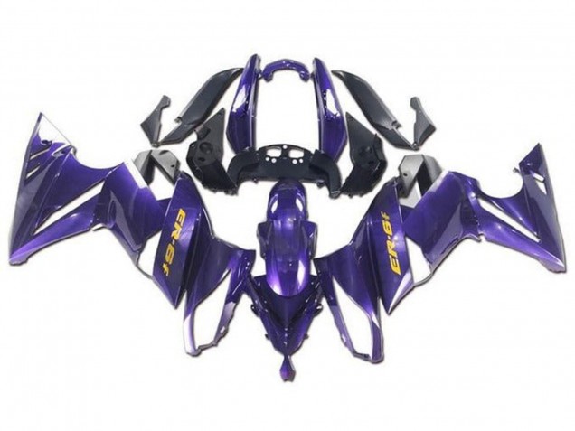 2009-2011 Kawasaki Ninja ER6F Motorcycle Fairings - Purple Yellow UK